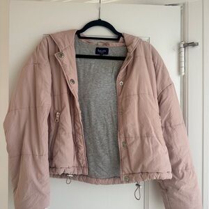 Splendid Blush Pink Puffer Jacket
